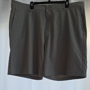 Falls Creek Men's Charcoal Flat Front Shorts